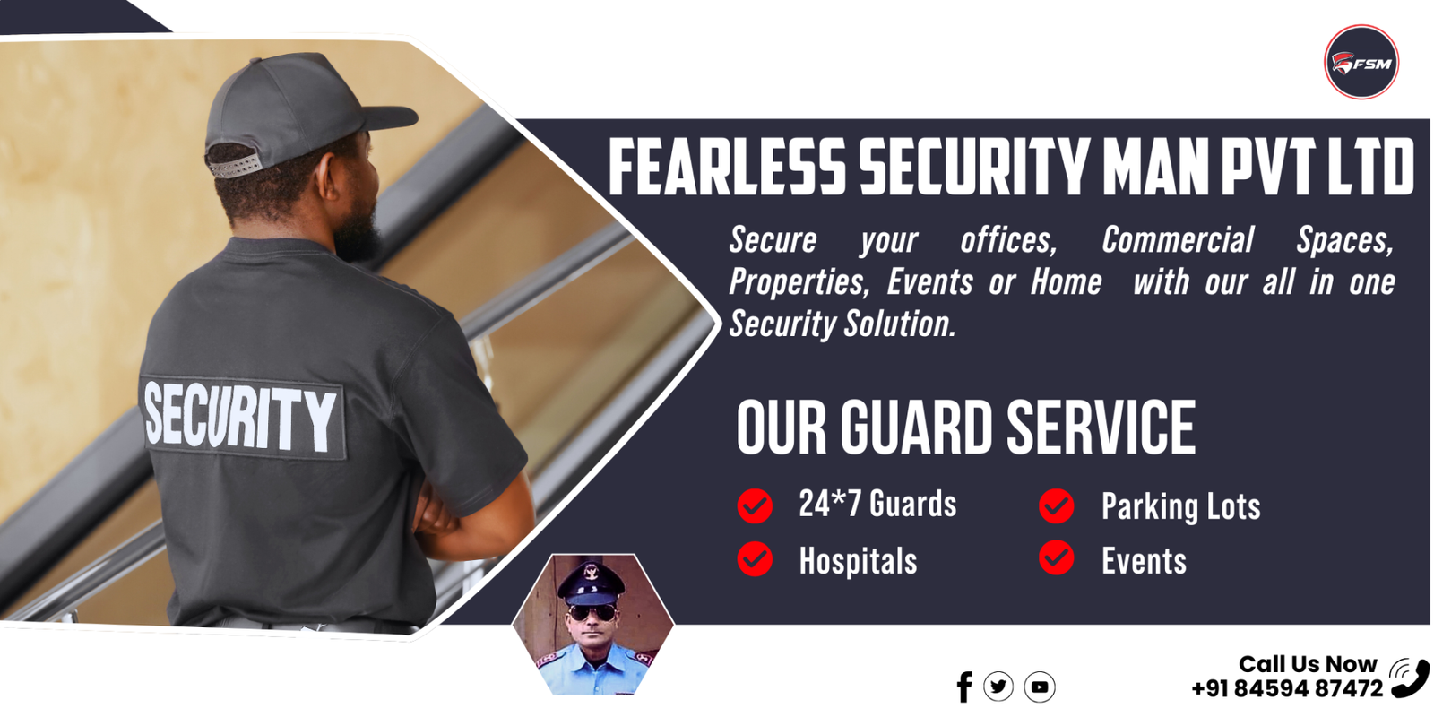 Security Guards Company in Delhi NCR-Fearless Security Man Pvt Ltd